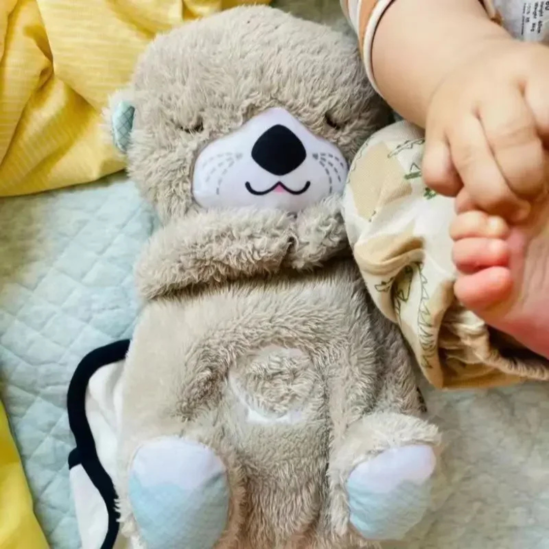 Nutria De Peluche Calmante Con Respiración Para Dormir