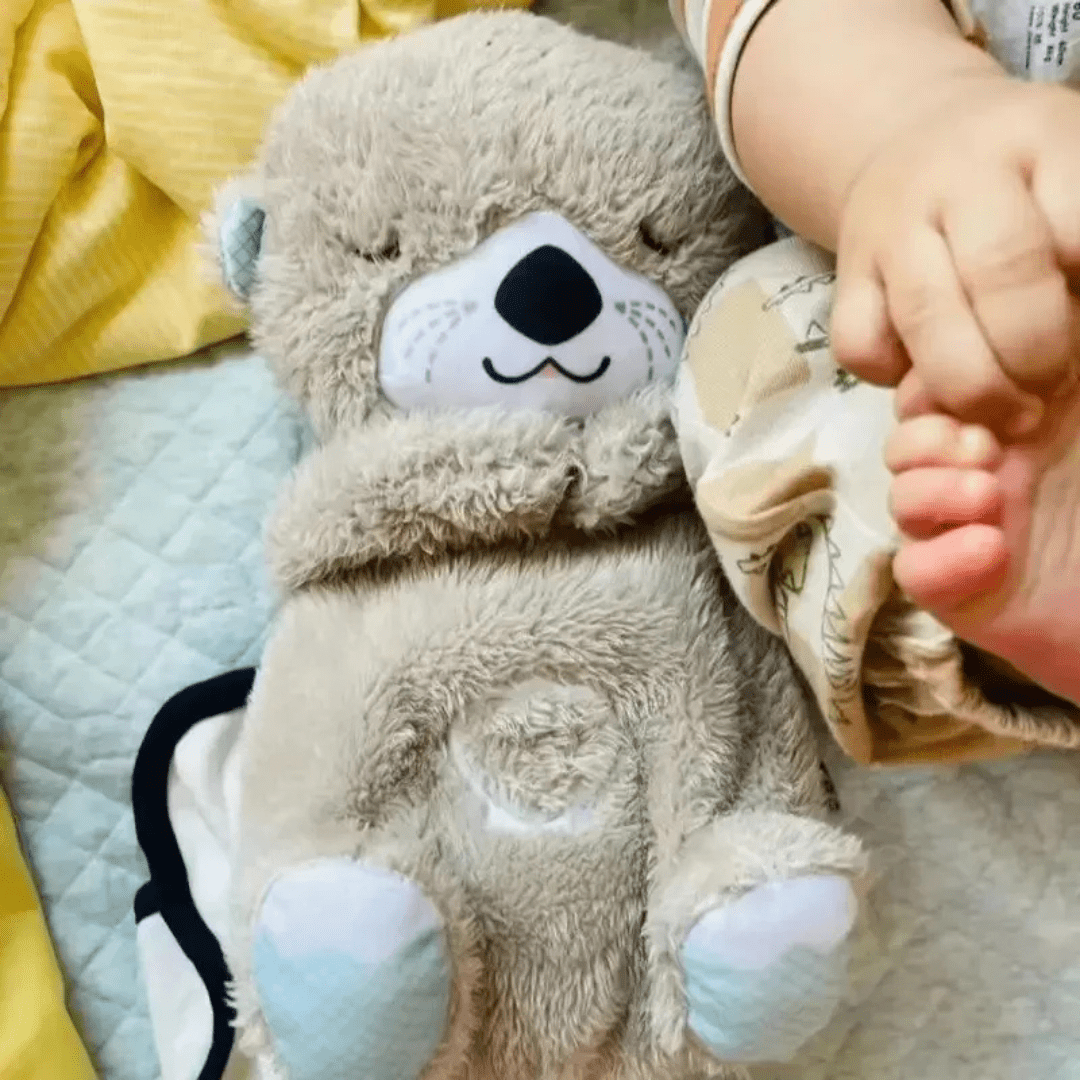Nutria De Peluche Calmante Con Respiración Para Dormir - Muy Moderna Uruguay