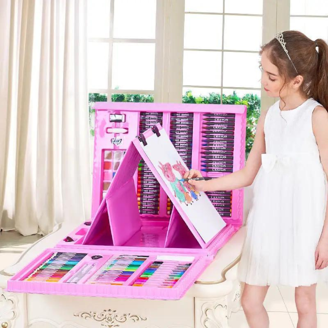 Kit Maletin De Arte Escolar 208 Piezas - Muy Moderna Uruguay
