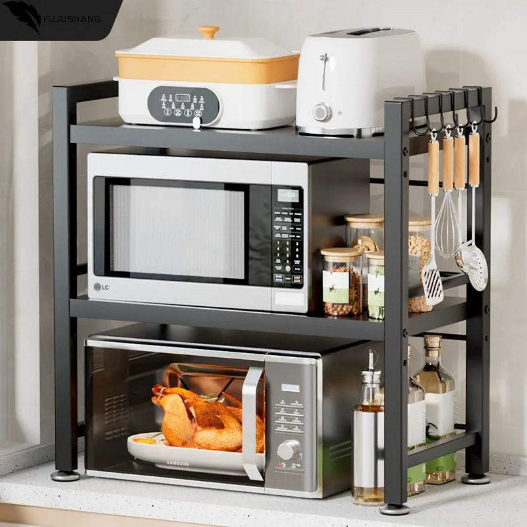 Soporte Multifunción Ajustable De Metal 2 Niveles Premium