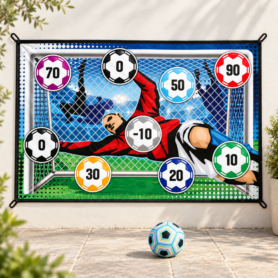 Alfombra de Fútbol con Pelota de Velcro 150x100 cm
