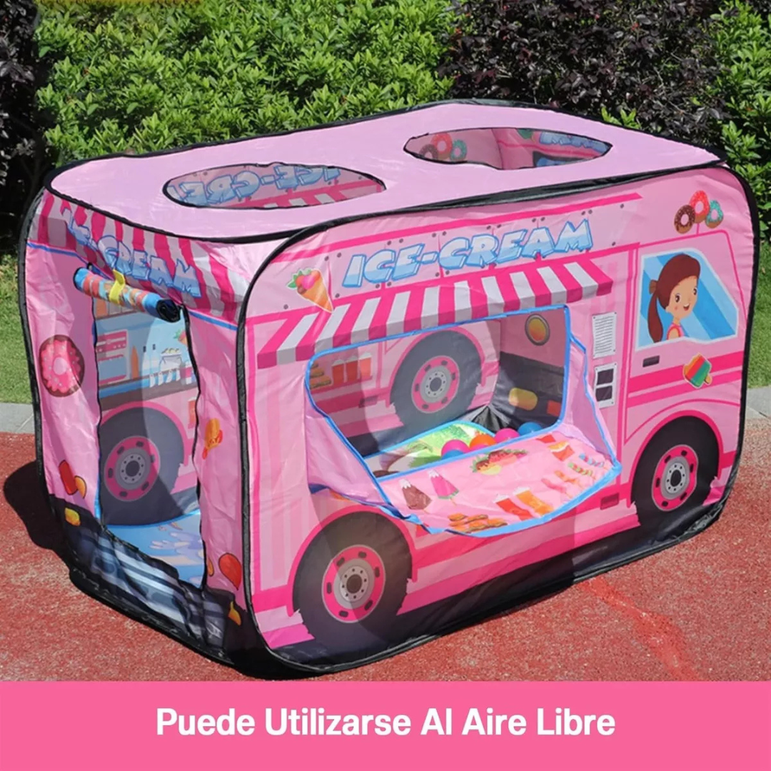 Carpa De Juego Plegable Infantil Camión De Helados