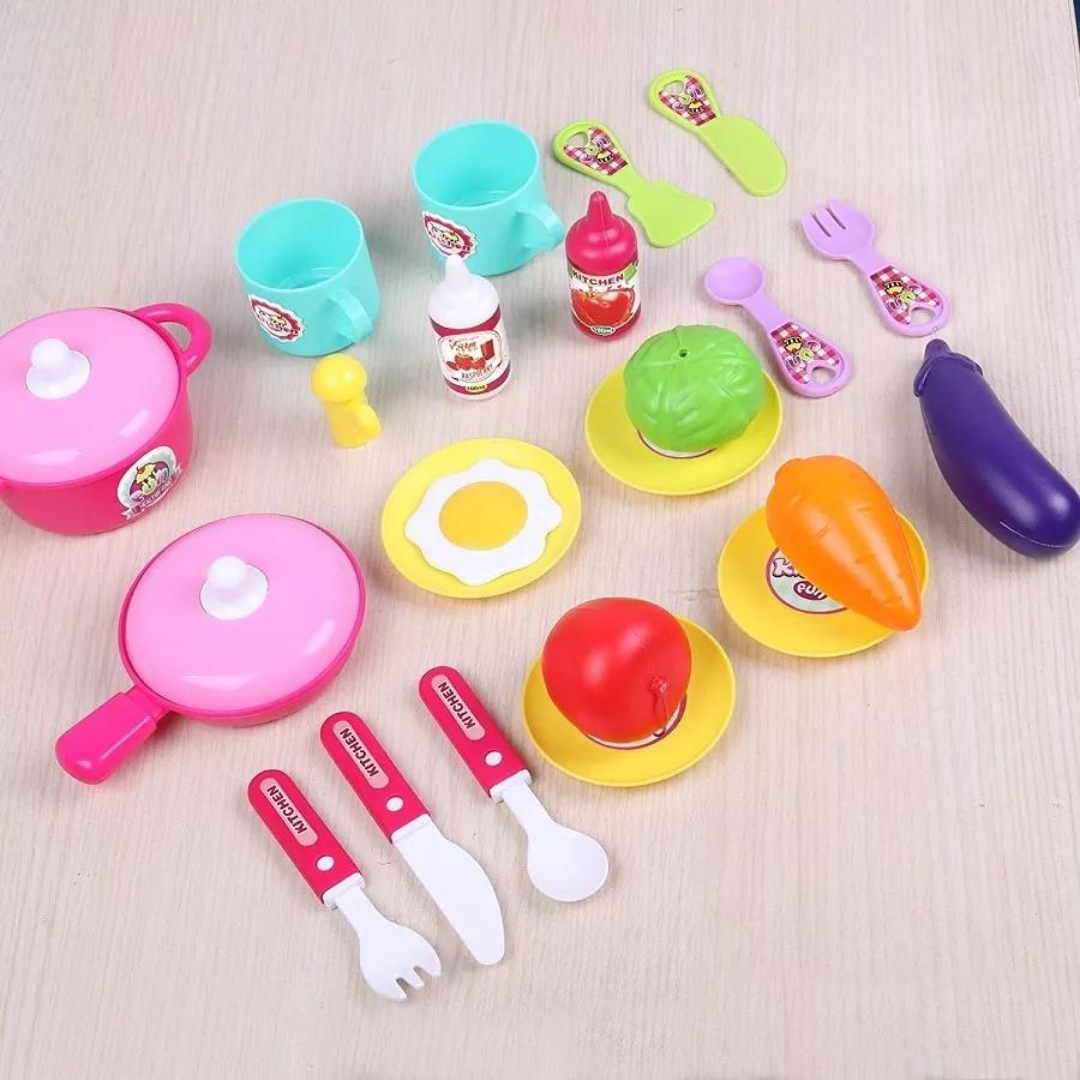 Cocina De Juguete Maleta 2 En 1 Pequeña Chef Con Accesorios