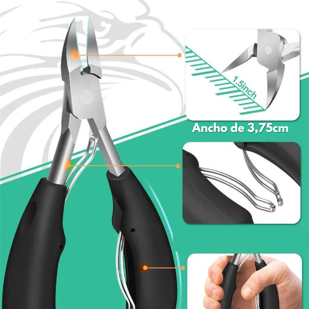Set De Pedicura con Alicate Grande Para Uñas Gruesas