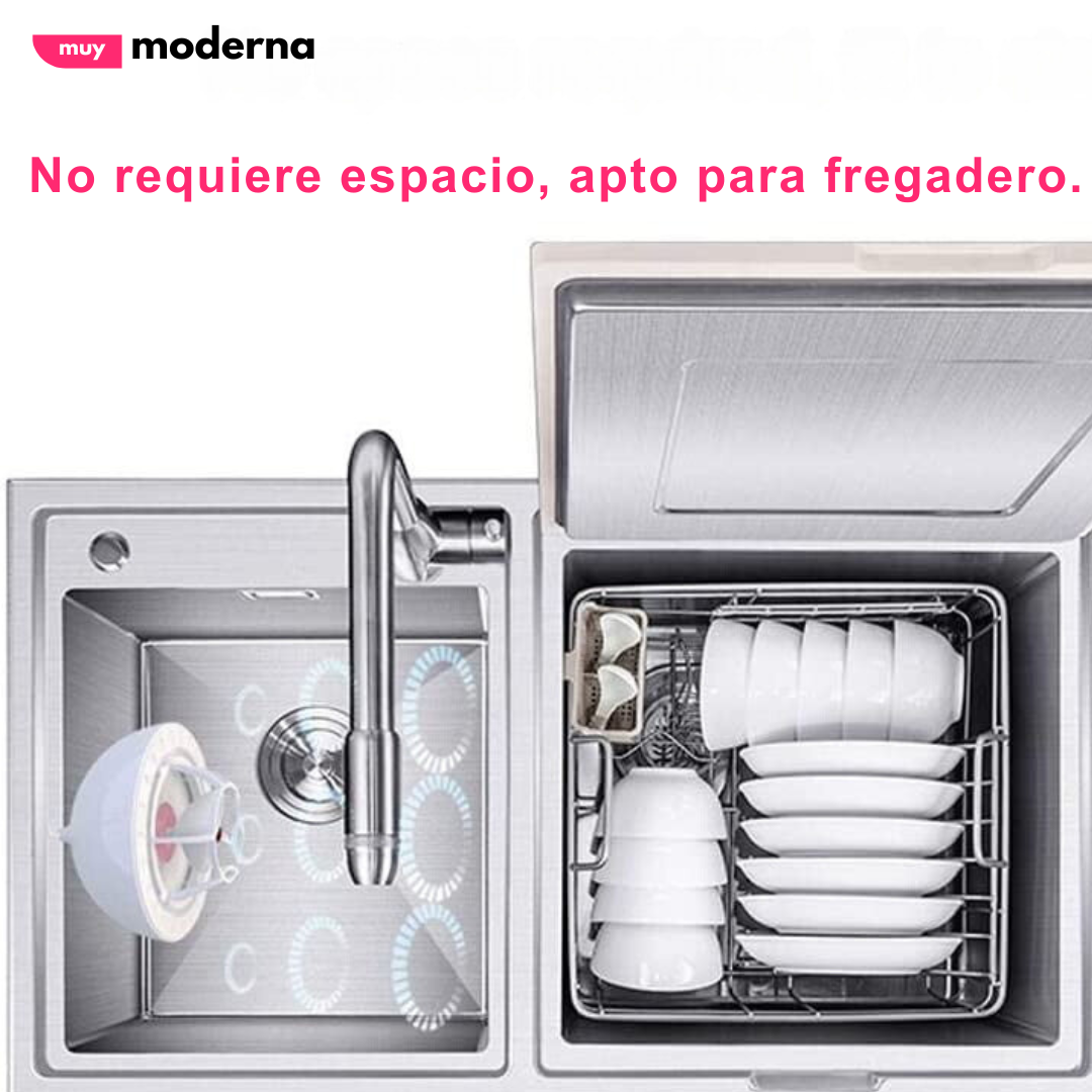 Mini Lavavajillas Ultrasónico Usb