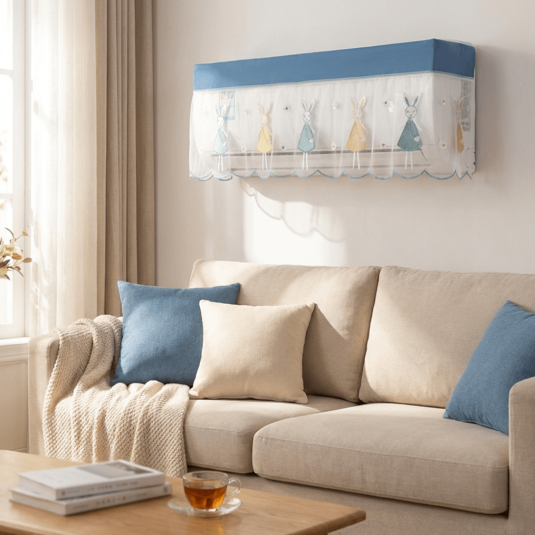 Cobertor Protector Para Aire Acondicionado Interior Lavable - Muy Moderna Uruguay