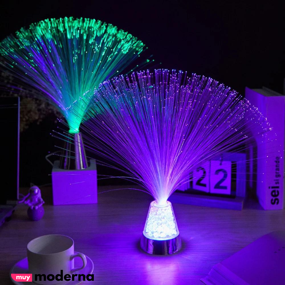 Lampara Veladora de Fibra Óptica