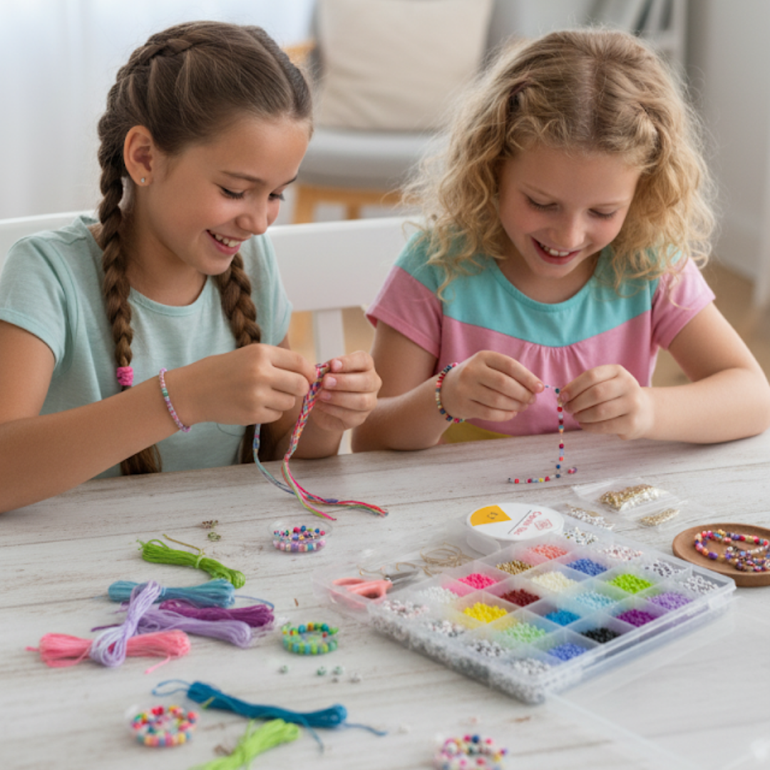 Kit Completo Pulseras y Collares con Cuentas de Arcilla