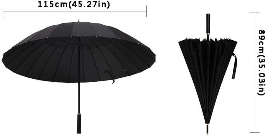 Paraguas Reforzado de 24 Varillas Anti Viento
