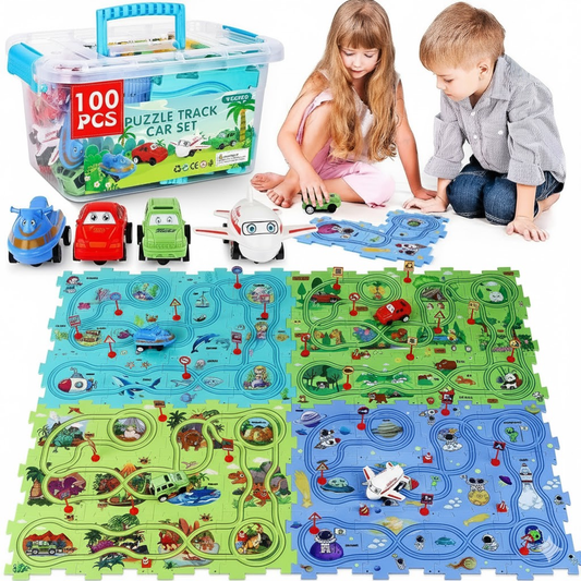 Pista De Carreras Gigante Puzzle Interactivo Educativo - Muy Moderna Uruguay