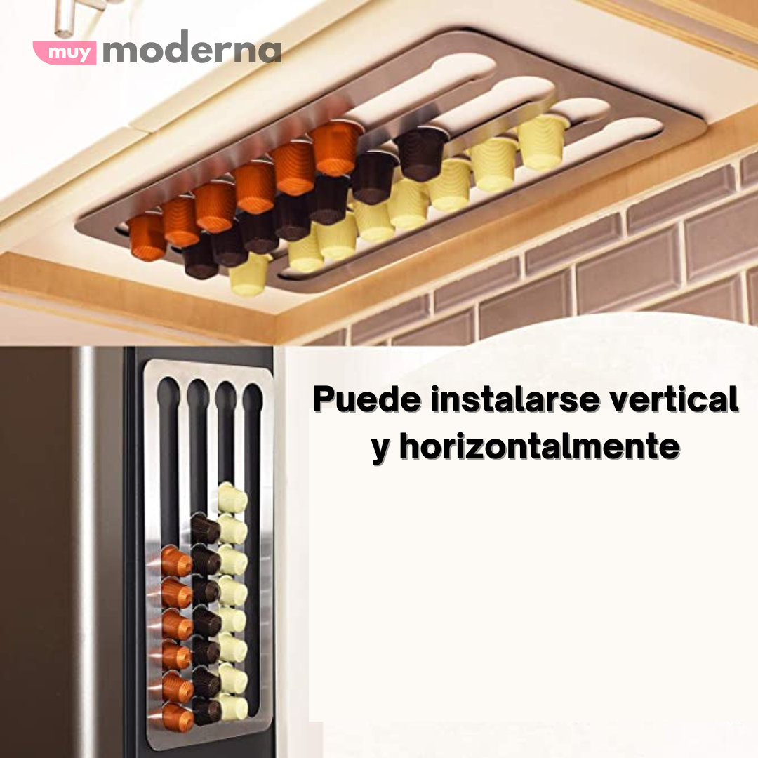 Soporte Adhesivo para Capsulas de Café Compatible con Nespresso