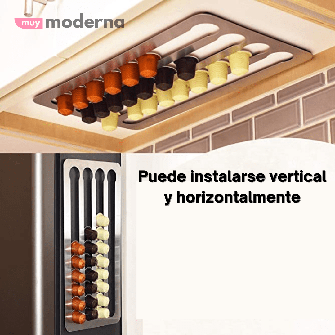 Soporte Adhesivo para Capsulas de Café Compatible con Nespresso - Muy Moderna Uruguay