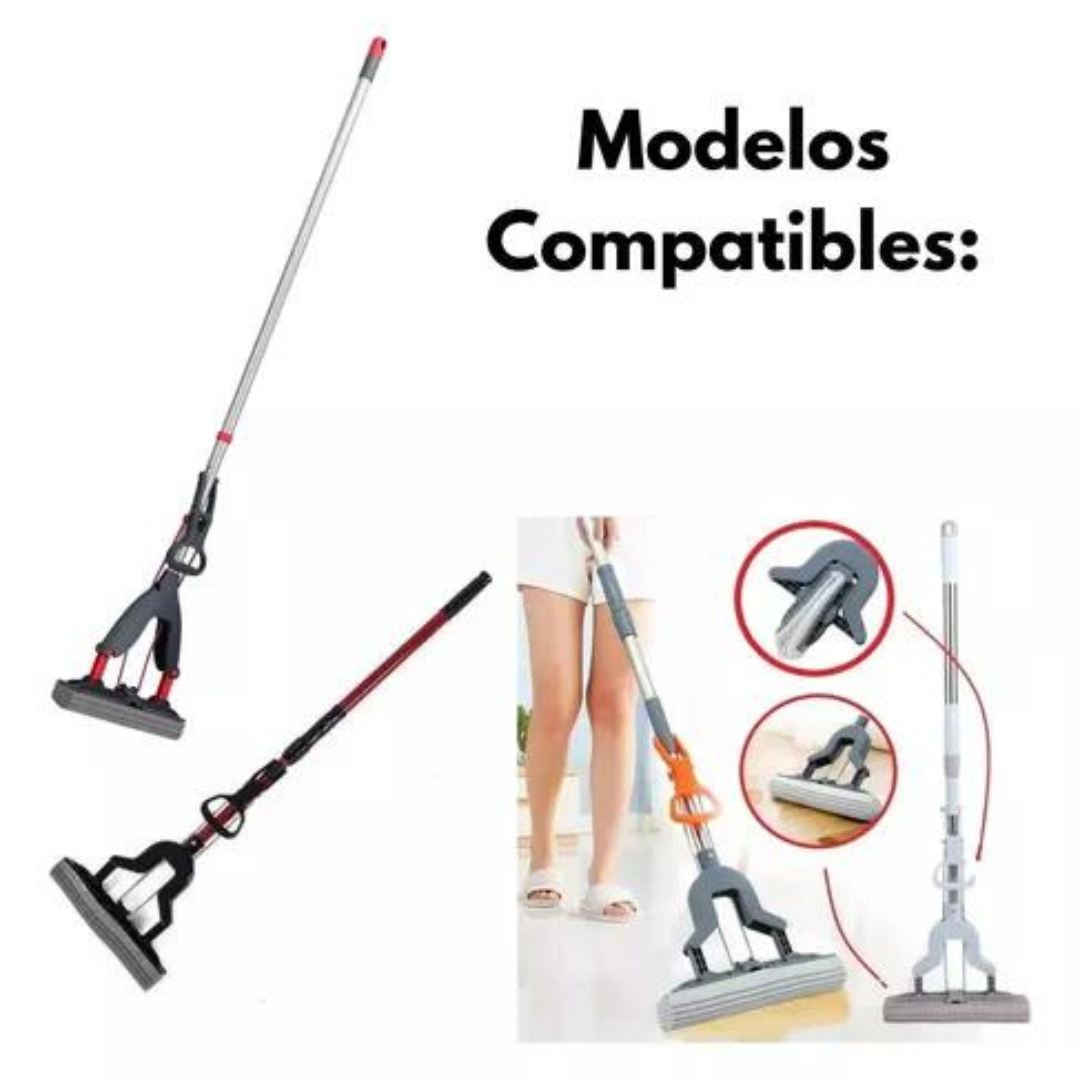 Pack de 3 Repuestos PVA de Mopa Mariposa Auto Escurrible