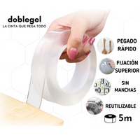 Cinta de Gel DOBLEGEL™ de 5 Metros