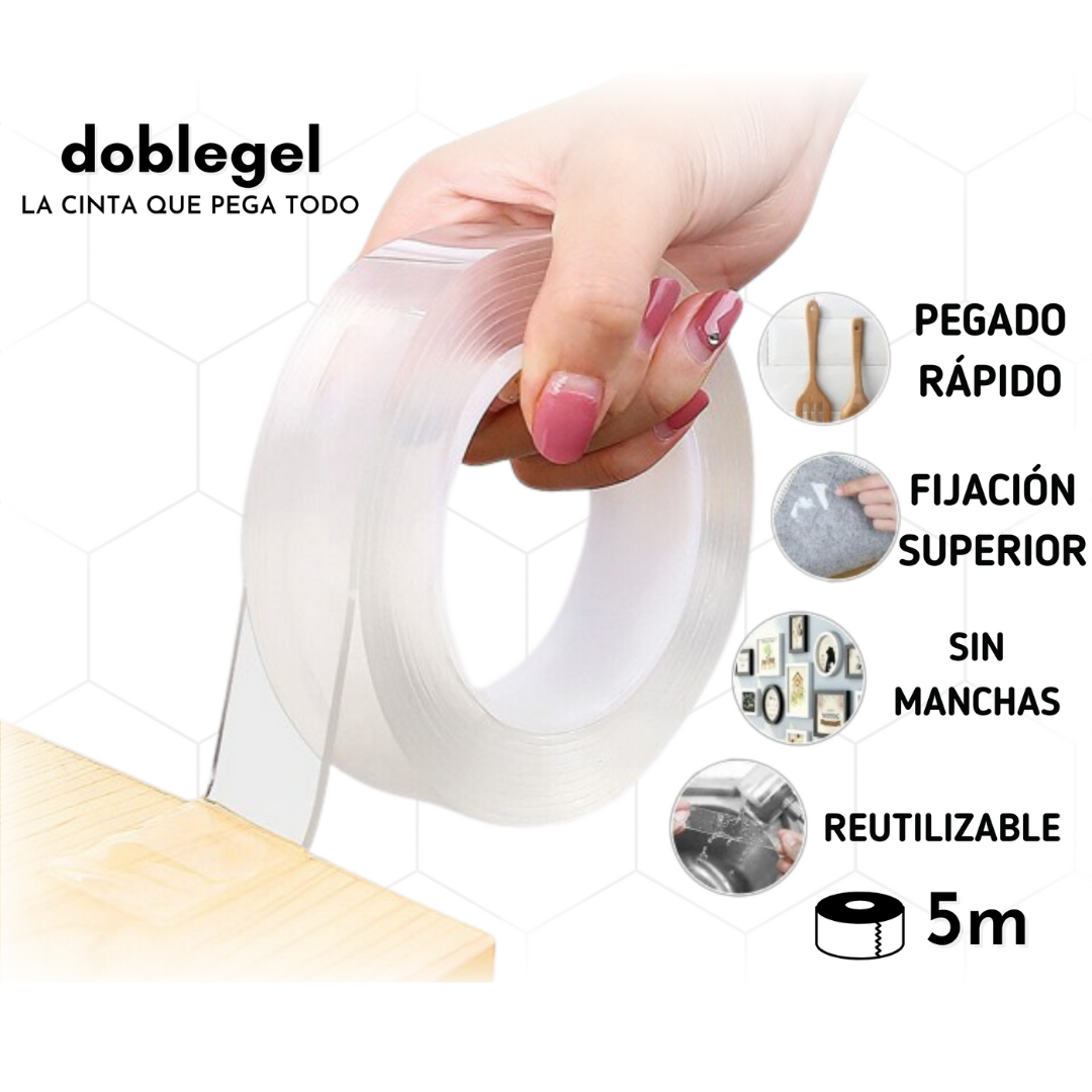 Cinta de Gel DOBLEGEL™ de 5 Metros