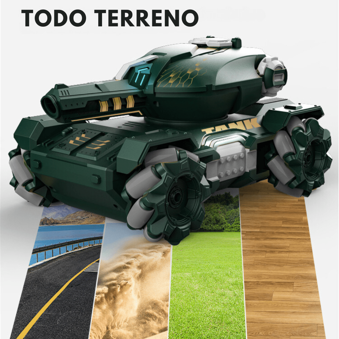 Tanque A Control Remoto Aventura Y Emoción Lanza Balines Gel - Muy Moderna Uruguay