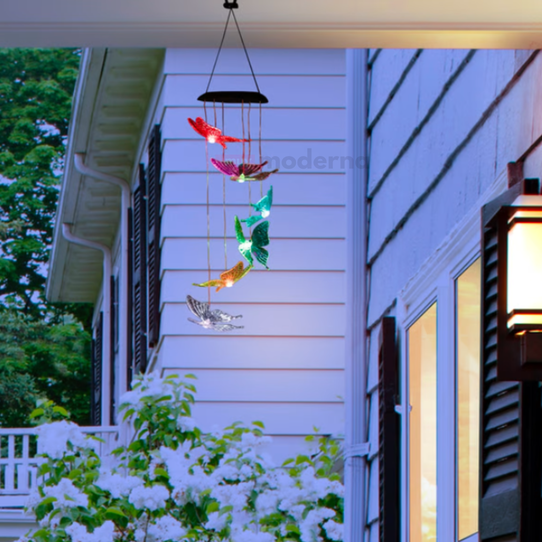 Llamador de Ángeles de Mariposas LED Solar