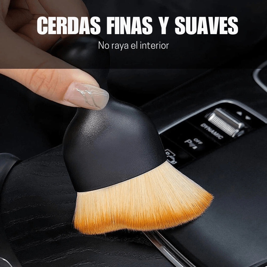 Cepillo Con Cerdas Suaves Para Limpieza de Auto Detailing - Muy Moderna Uruguay
