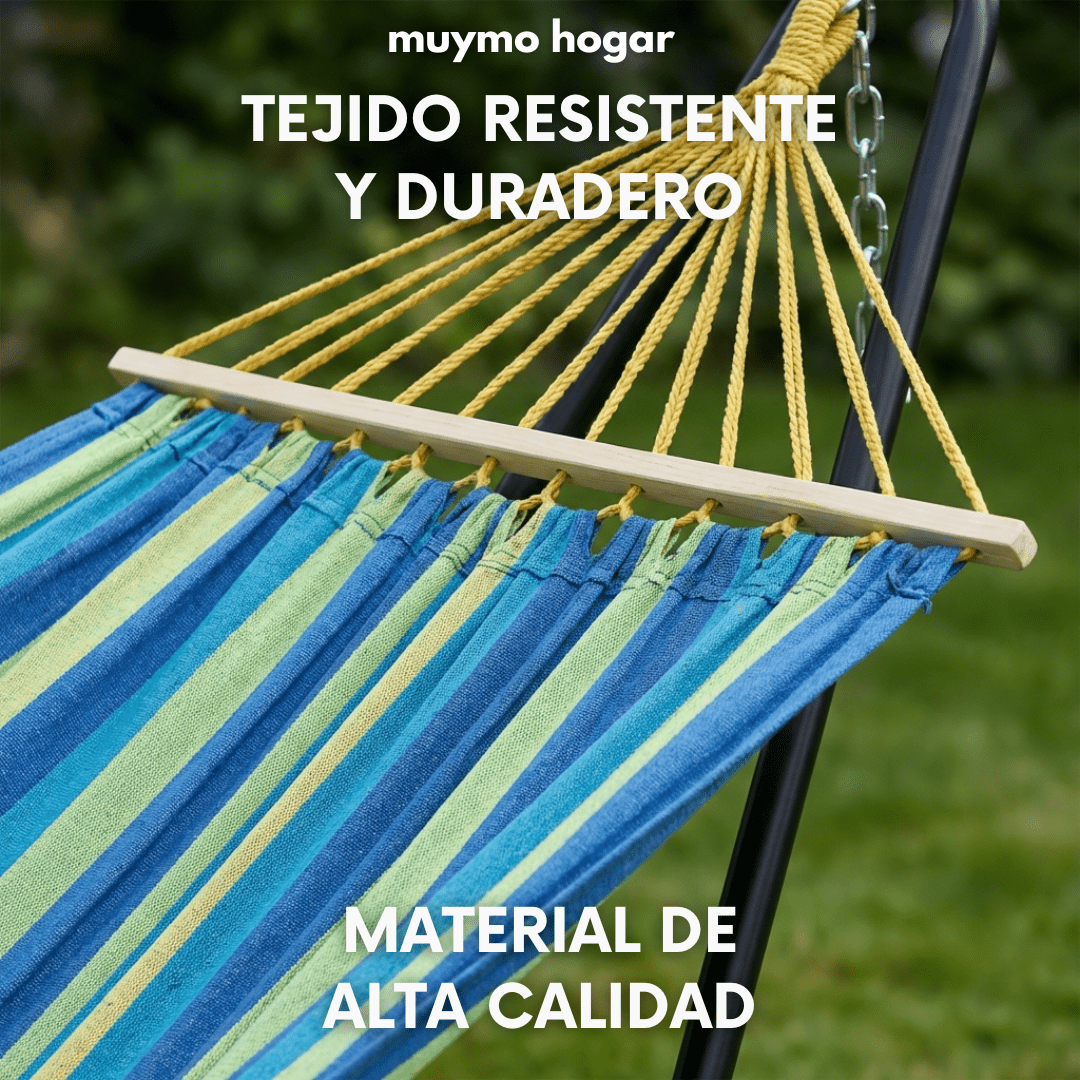 Hamaca Paraguaya Con Soporte De Acero - muymo hogar - Muy Moderna Uruguay