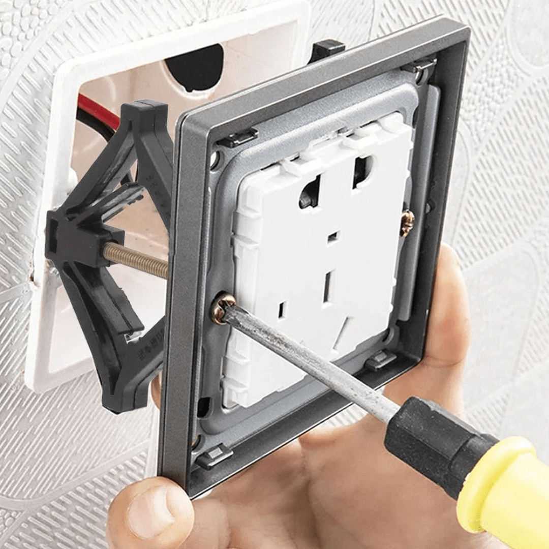 Set Soportes De Reparación Tomacorrientes Electricista X20 - Muy Moderna Uruguay