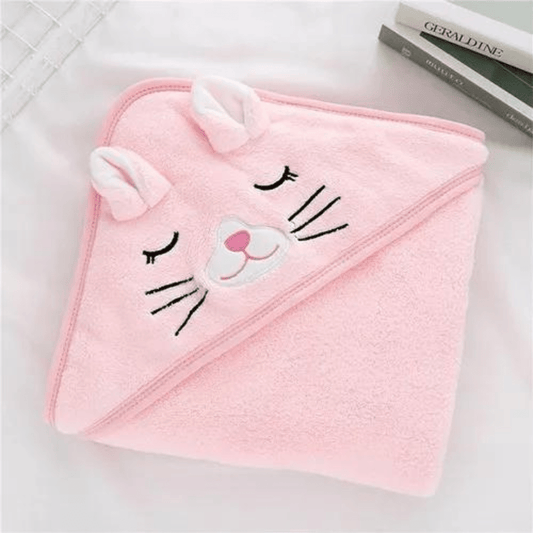 Toalla Con Capucha Para Bebés Manta Suave Diseño Animal - Muy Moderna Uruguay