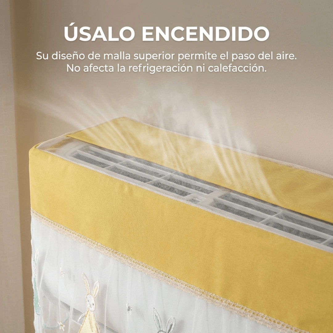 Cobertor Protector Para Aire Acondicionado Interior Lavable - Muy Moderna Uruguay