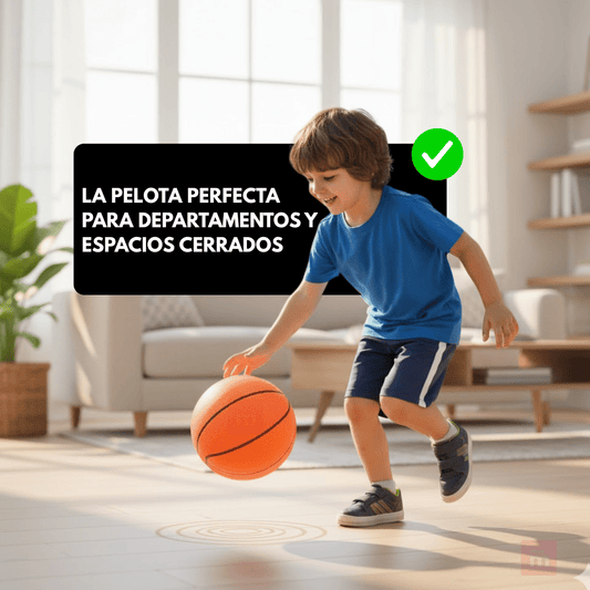 Pelota Basketball N°5 Silenciosa Interior Espuma Pu Anti - ruido - Muy Moderna Uruguay