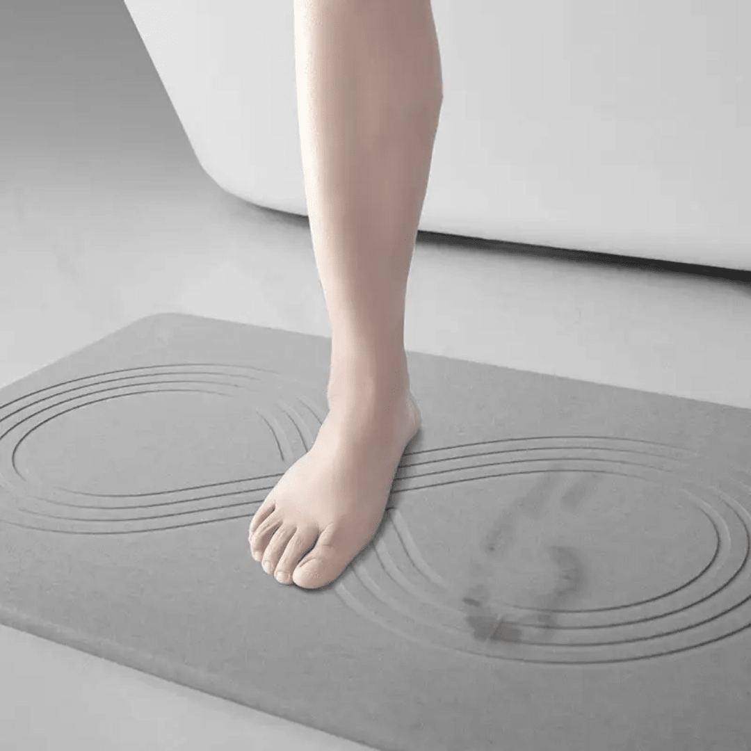 Alfombra de Piedra Diatomita Absorbente para Baño - Muy Moderna Uruguay