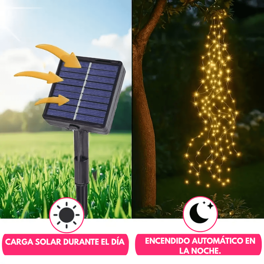 Guirnaldas Solares Hadas para Jardín Set x2 (total 40 metros) - Muy Moderna Uruguay