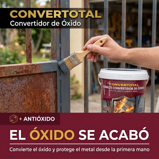 Esmalte Convertidor De Óxido Convertotal Pintura Antióxido 1 Litro
