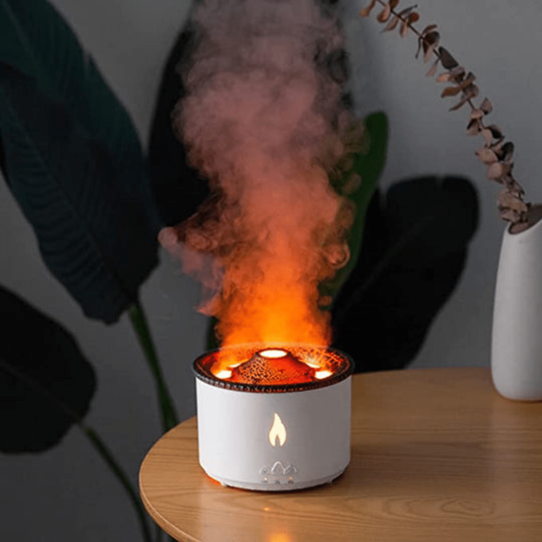 Humidificador de Volcán en Erupción LED - Muy Moderna Uruguay