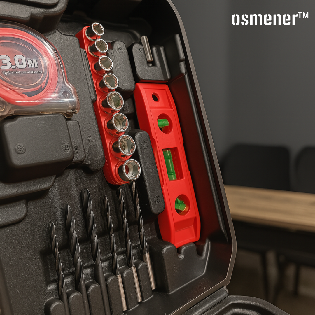 Kit De Herramientas Full Atornilladora Martillo Llaves OSMENER