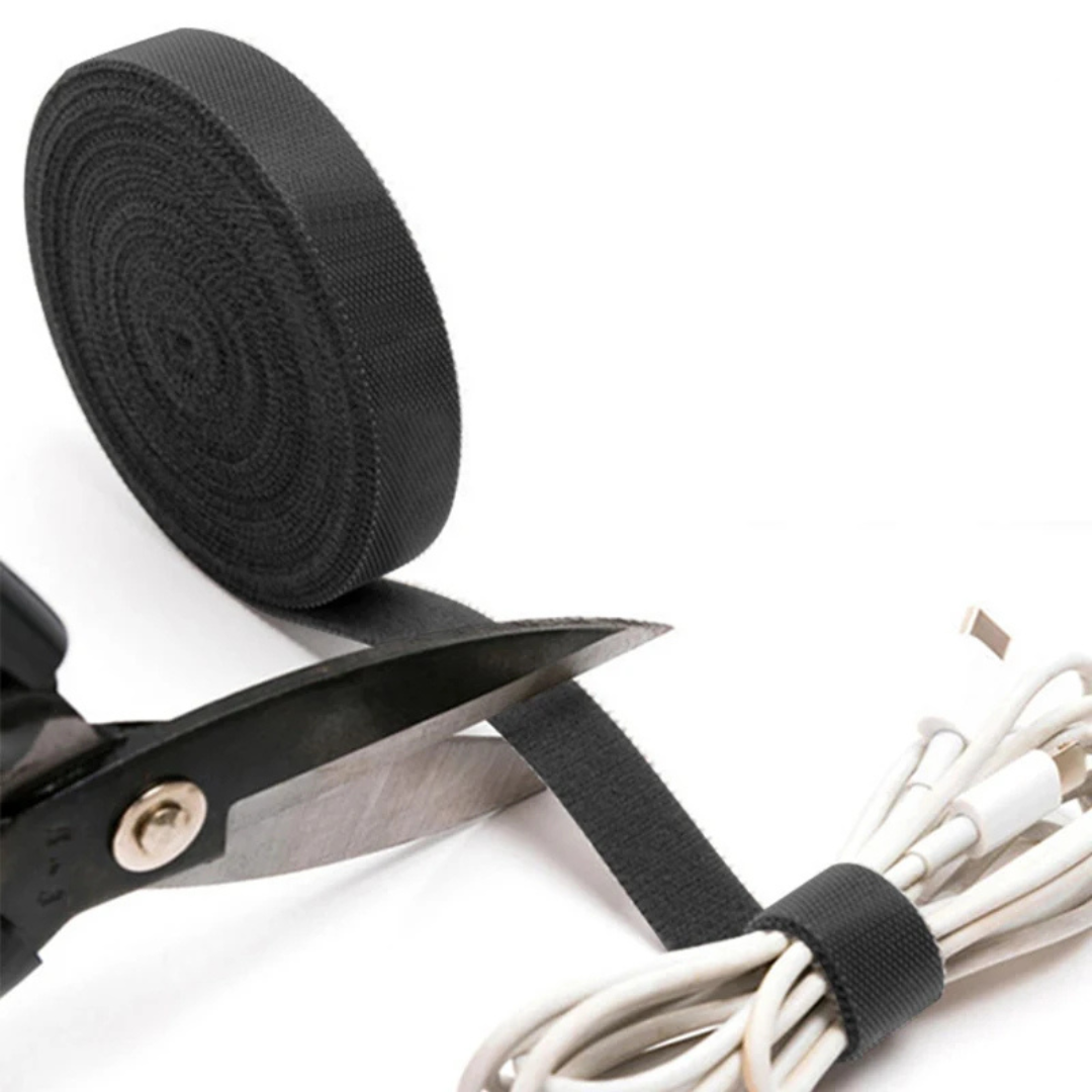 Cinta Autoadhesiva Con Velcro Organizadora De Cables 5m