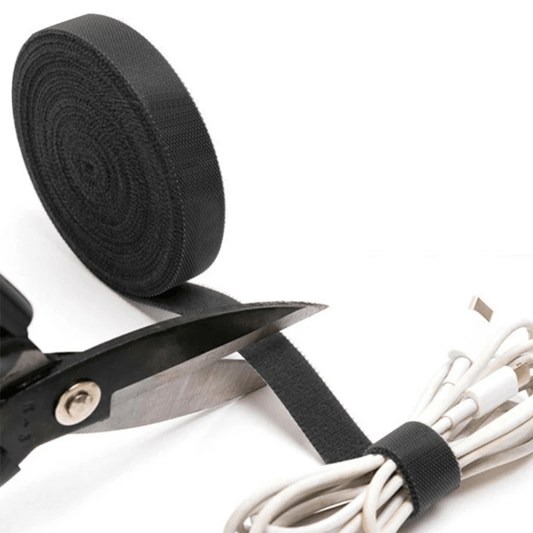 Cinta Autoadhesiva Con Velcro Organizadora De Cables 5m - Muy Moderna Uruguay