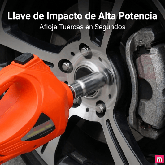 Kit de Auxilio Gato Eléctrico Con Inflador y Llave de Impacto - Muy Moderna Uruguay