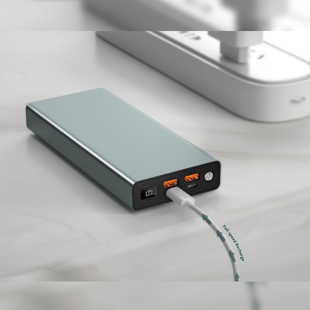 Super Bateria Portatil con Carga Rápida de 20.000mah Powerbank