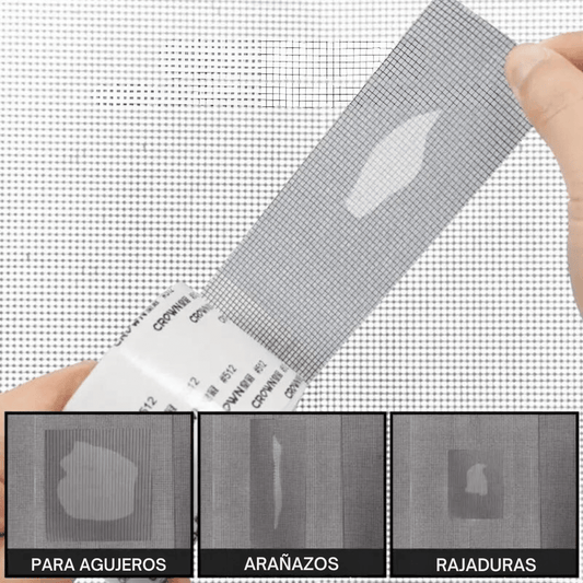 Cinta Tramada Para Reparar Mosquiteros 2 Metros - Muy Moderna Uruguay