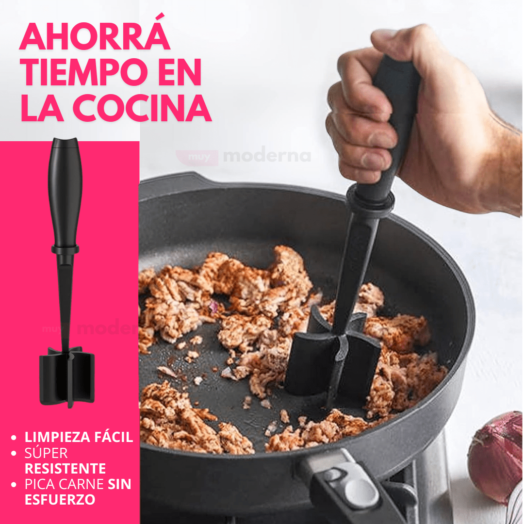 Desmenuzador De Carne Picada Y Papas Prensa Resistente Calor - Muy Moderna Uruguay