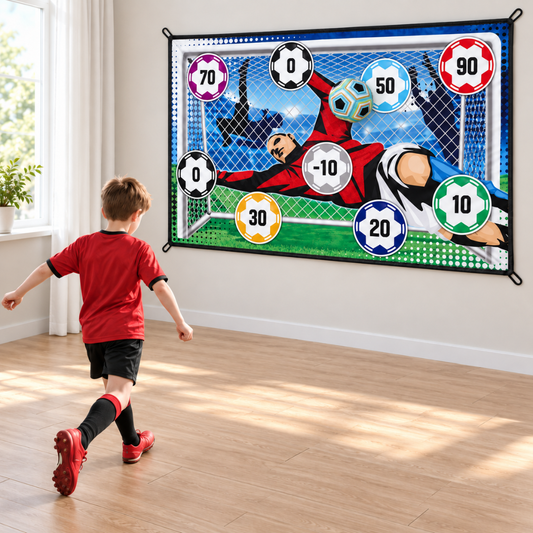 Alfombra de Fútbol con Pelota de Velcro 150x100 cm