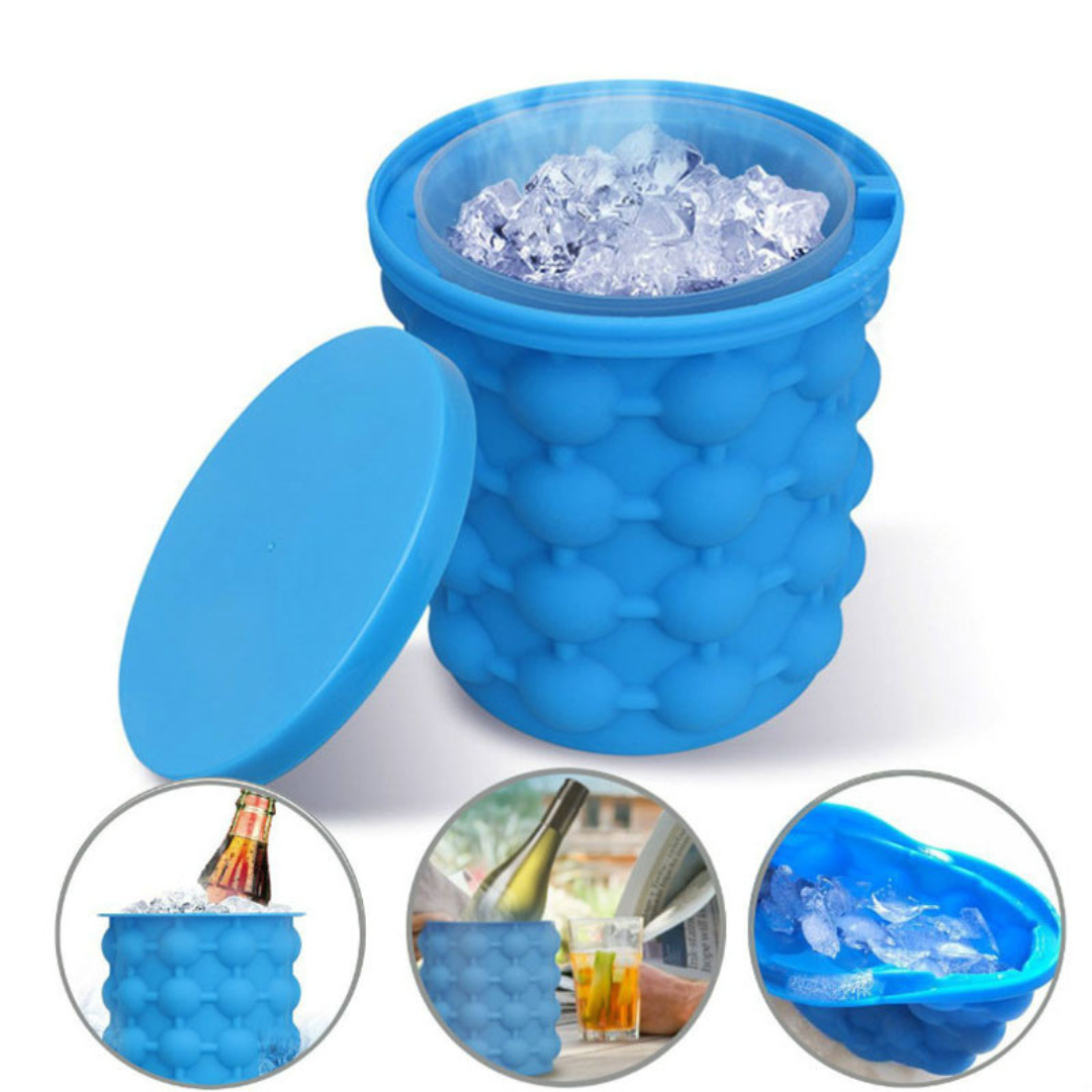 Mini Hielera De Silicona 2 En 1