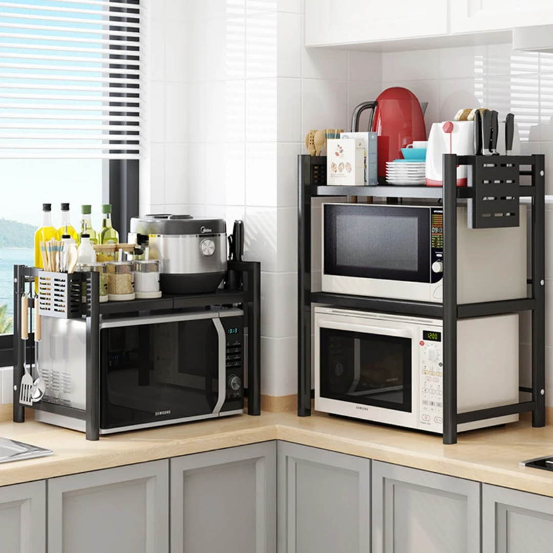 Soporte Multifunción Ajustable De Metal 2 Niveles Premium