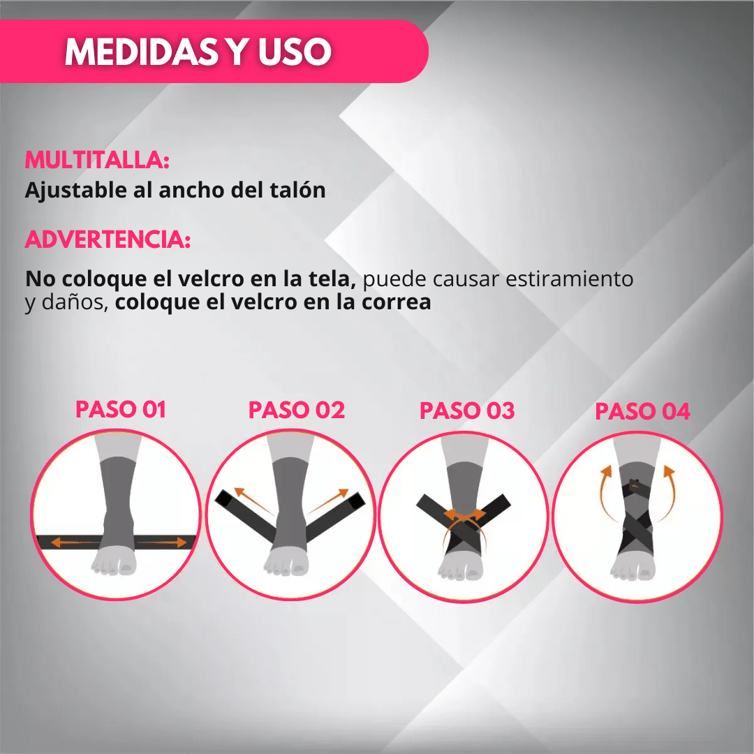 Tobillera Deportiva de Compresión con Doble Soporte - Muy Moderna Uruguay