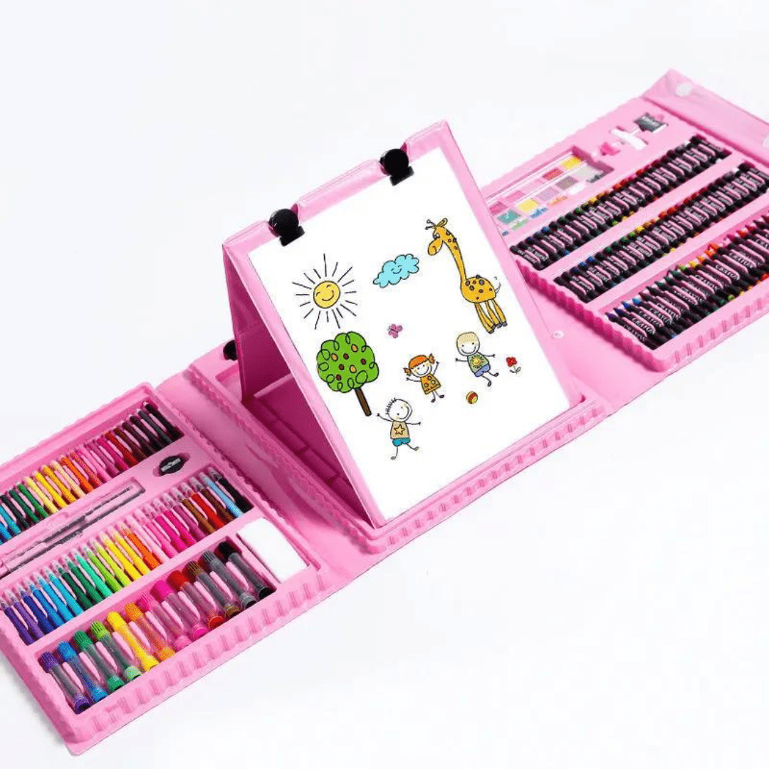 Kit Maletin De Arte Escolar 208 Piezas - Muy Moderna Uruguay