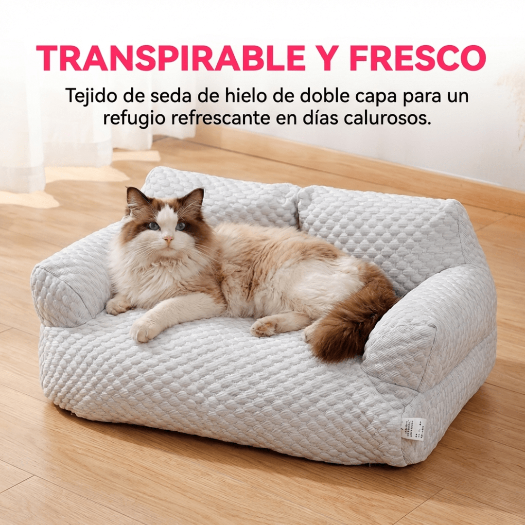 Cama Fresca Para Mascotas Perro Gato Lavable Con Funda Removible - Muy Moderna Uruguay
