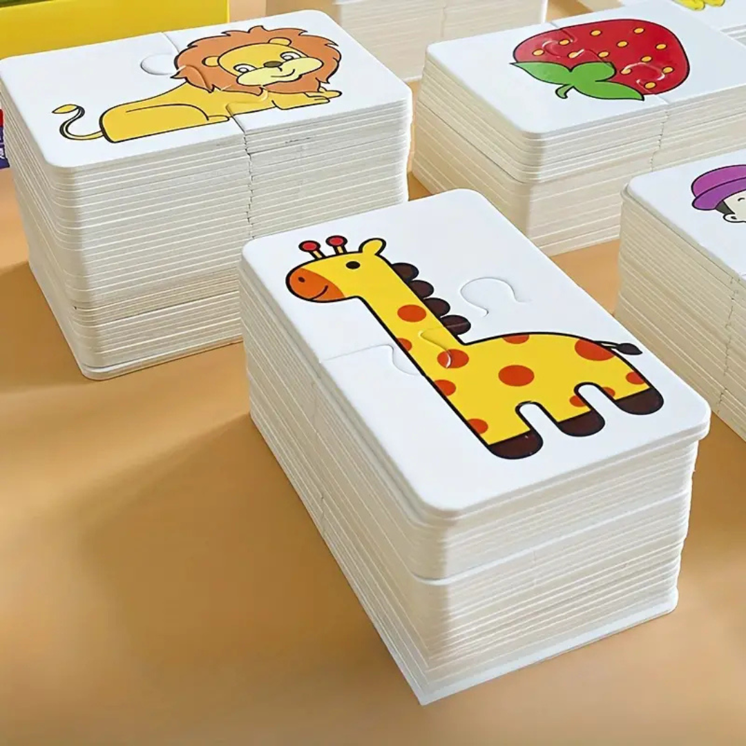 Set De 32 Puzzles Infantiles De 2 Piezas