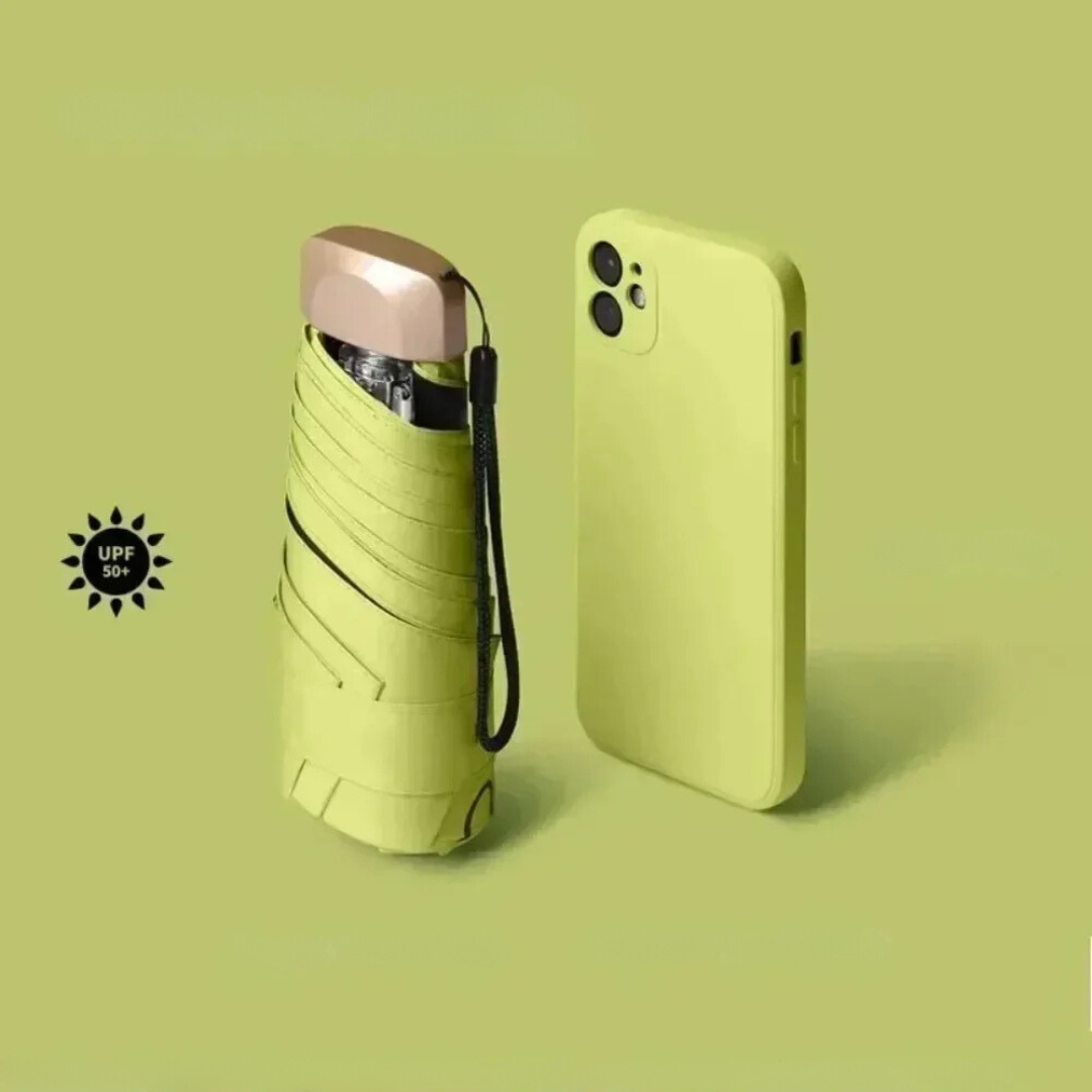Mini Paraguas de Bolsillo con Protección UV