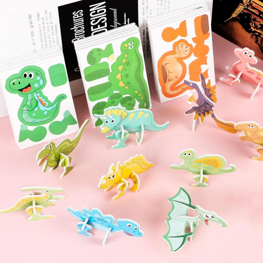 Figuras Para Armar Animales Y Dinosaurios 3d Juguete Pack 60 - Muy Moderna Uruguay