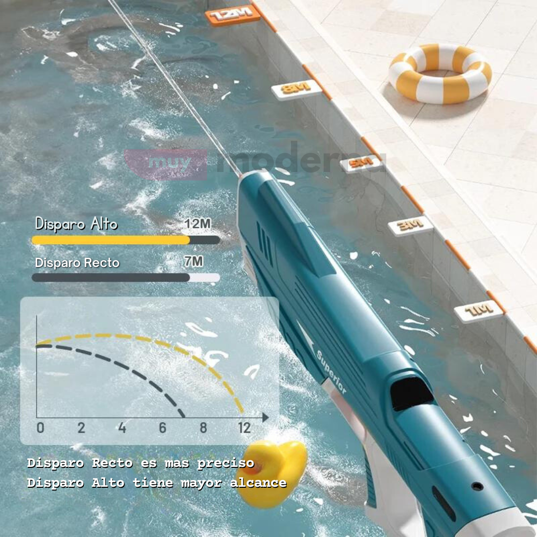 Super Pistola De Agua Eléctrica Recargable