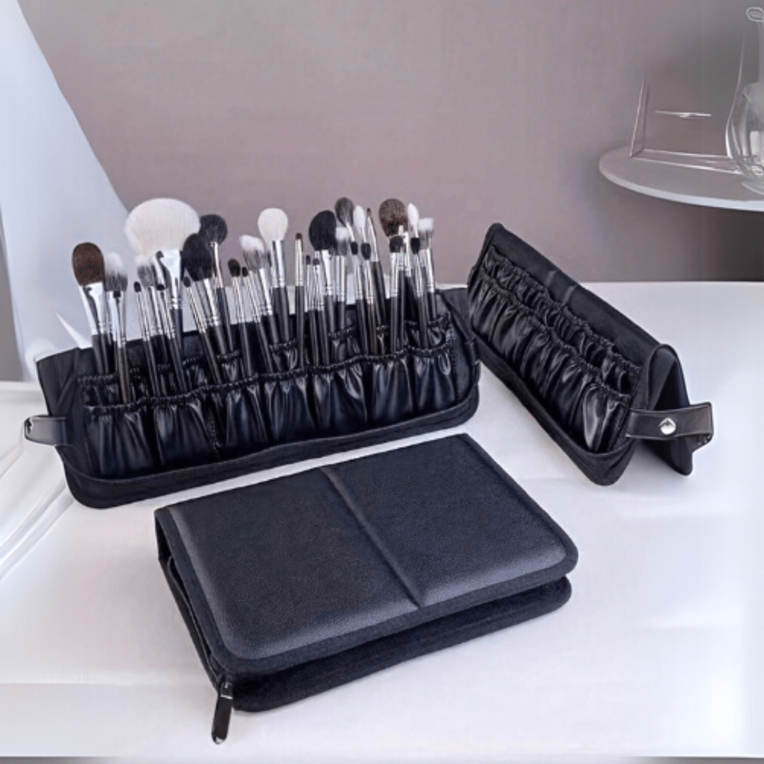 Set de 30 Brochas de Maquillaje Profesional con Estuche - Muy Moderna Uruguay