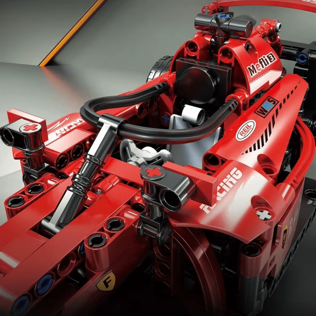 Auto Formula 1 en Bloques de Construcción para Armar - Muy Moderna Uruguay